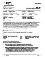 BUSA 7250 - Management Skills and Applications