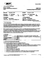 HRMG 3130 - Competency Design & Job Analysis