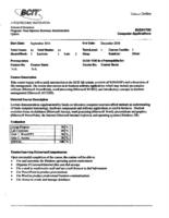 BUSA 1700 - Computer Applications