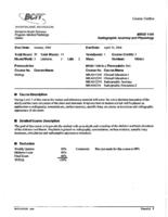 MRAD 1104 - Radiographic Anatomy and Physiology