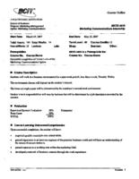MKTG 4416 - Marketing Communications Internship