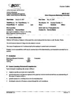 MKTG 4417 - Direct Response Marketing Internship