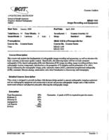 MRAD 1102 - Image Recording and Equipment