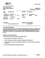 MRAD 2216 - Radiographic Procedures 2