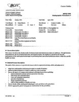 MRAD 3309 - Radiographic Procedures 4
