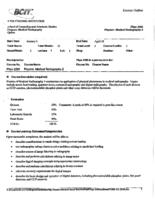 PHYS 3385 - Medical Radiography 3