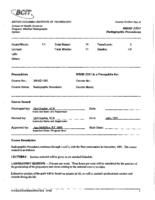 MRAD 2201 - Radiographic Procedures