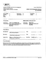 MRAD 2204 - Radiographic Anatomy and Physiology