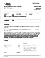 NURS 1180 - Patient Care I