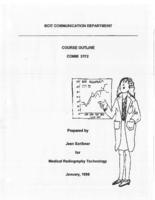 COMM 3172 - Communication for Medical Radiographers