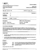 BHSC 2213 - Anatomy and Physiology 2