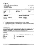 MRAD 3306 - Radiographic Procedures 3