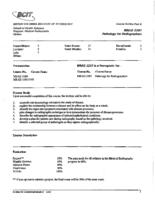 MRAD 2207 - Pathology for Radiographers