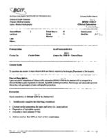 MRAD 1107 - Clinical Orientation