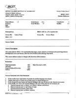 BHSC 2241 - Human Behavior