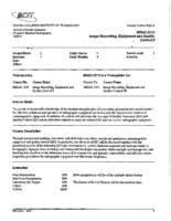 MRAD 2212 - Image Recording, Equipment and Quality Control 2