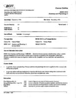 BHSC 2213 - Anatomy and Physiology 2