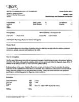 MRAD 3308 - Radiobiology and Radiation Protection