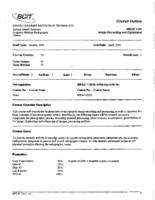 MRAD 1102 - Image Recording and Equipment