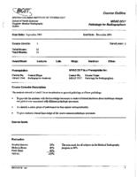 MRAD 2217 - Pathology for Radiographers