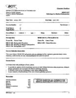 MRAD 3307 - Pathology for Medical Radiography