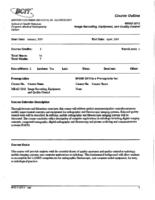 MRAD 3312 - Image Recording, Equipment, and Quality Control