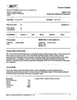 MRAD 1102 - Image Recording and Equipment
