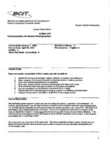 COMM 1372 - Communication for Medical Radiographers