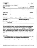 MRAD 3322 - Image Recording, Equipment & Quality Control