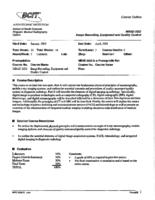 MRAD 3322 - Image Recording, Equipment and Quality Control