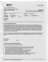 COMM 1372 - Communication for Medical Radiographers