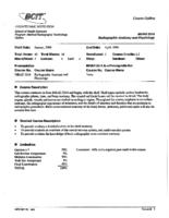 MRAD 3314 - Radiographic Anatomy and Physiology