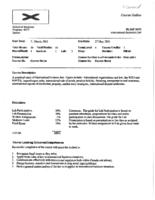 BLAW 3411 - International Business Law