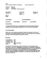 BLAW 3500 - Real Property Law