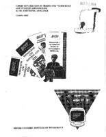 COMM 0003 - Career Explorations in Trades and Technology for Students of English as an Additional Language