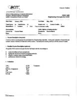 CHSC 1488 - Engineering Concepts for OCHS