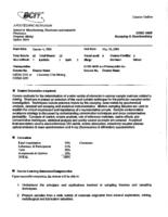 CHSC 4406 - Assaying & Geochemistry