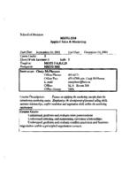 MKTG 2334 - Applied Sales & Marketing