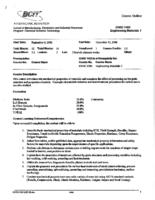 CHSC 1103 - Engineering Materials 1