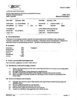 CHSC 3314 - Mineral Processing 1
