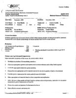 MANU 3310 - Material Removal Processes