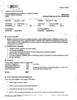 MSYS 3880 - Heating/Ventilating and Air-conditioning