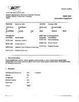 ROBT 3351 - Automation Equipment