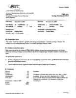 TTED 4001 - Design, Drawing & CAD 2