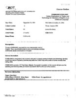 COMM 0003 - Career Explorations in Trades and Technology for Students of English as an Additional Language