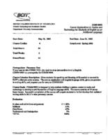 COMM 0003 - Career Explorations in Trades and Technology for Students of English as an Additional Language
