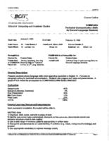 COMM 0004 - Technical Communication Skills for Second Language Students