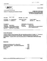 COMM 0004 - Technical Communication Skills for Second Language Students