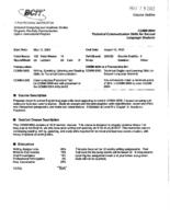 COMM 0004 - Technical Communication Skills for Second Language Students