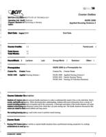 NURS 2000 - Applied Nursing Science 2